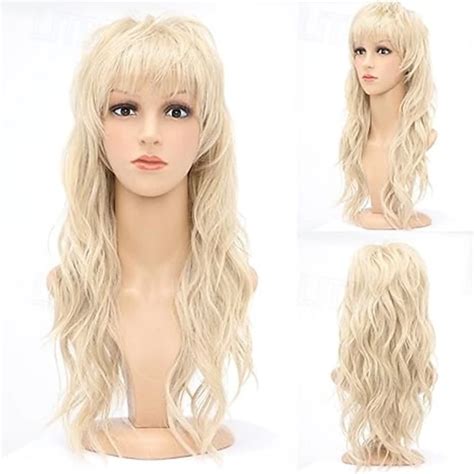 80s 90s Mullet Wigs Pixie Cut Wigs with Bangs for Black Women, Wolf Wig ...