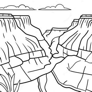 Grand Canyon Scenic View Coloring Page (29584-23388)