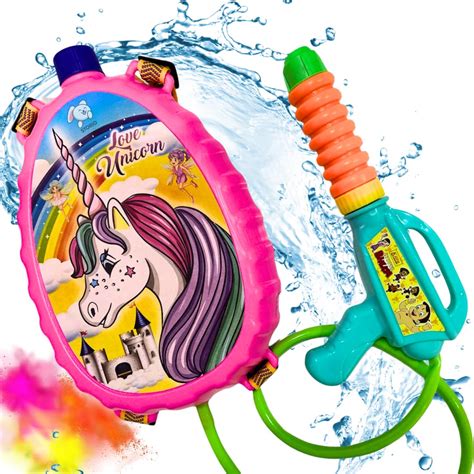 Buy Storio Holi Water Toy with Pressure Mechanism for Long Throw, Back ...