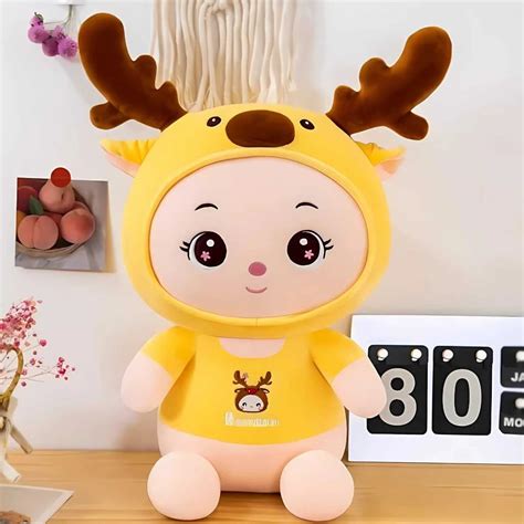 Cute Stuffed Animal Deer Soft Toys for Kids – DOD Kart