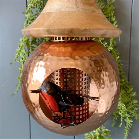 Copper Bird Feeder Ltzaf079 By London Garden Trading