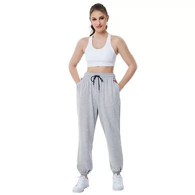 Womens Casual Baggy Sweatpants High Waisted Joggers Pants Athletic ...
