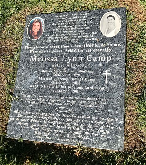 Melissa Lynn Henning Camp (1979-2001) - Find a Grave Memorial