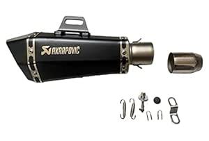 RA ACCESSORIES Universal Hexa Cut,Stainless Steel Slip On Exhaust ...