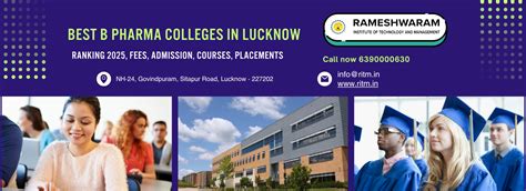 Best B Pharma Colleges in Lucknow: Ranking 2025, Fees, Admission ...