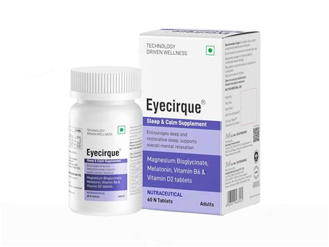 Buy Eyecirque Sleep & Calm Nutraceutical Supplement Tablet For Adults ...