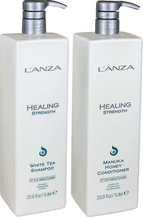 Lanza Healing Strength Bundle Shampoo 1000 ml & Conditioner 1000 ml ...