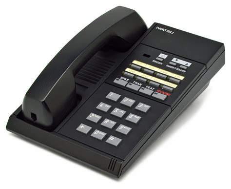 Iwatsu IX-MKT 104076 8-Button Black Telephone