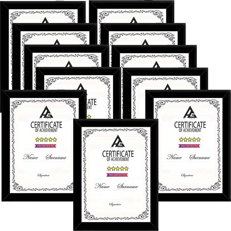 Paintings Villa A4 Size Rectangular Shape Photo Frame For Wall (Plexi ...