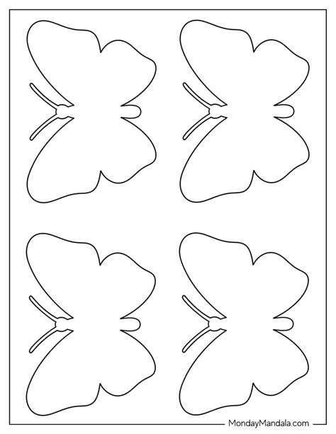 Free Printable Template For Butterfly