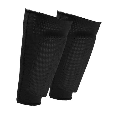 Adult Football Shin Guard Sleeve Viralto - Black