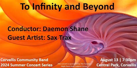 2024 Summer Concert Series: To Infinity and Beyond, Central City Park ...