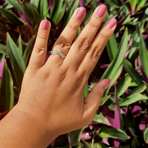 Buy Moissanite & Lab Diamond Princess Wishbone | Vai Ra