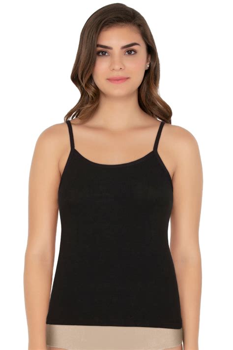 Buy Cotton Camisole - Black - Black 2 | amanté