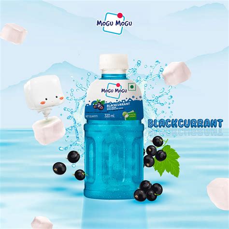 Buy Blackcurrant Juice with Nata de Coco | Mogu Mogu