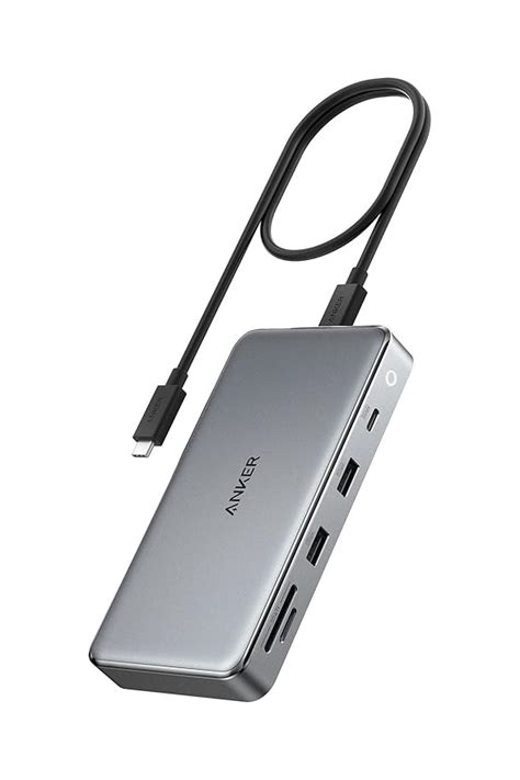Anker 563 USB-C Hub (10-in-1, Dual 4K HDMI, for MacBook), 100W MST ...