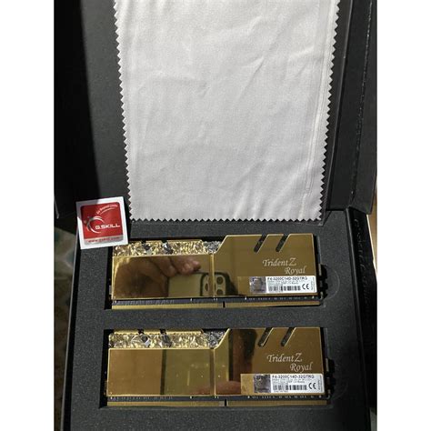Ram máy tính G.SKILL Trident Z Royal Series CAS 14 F4-3200C14D-32GTRG (16GBx2) | Shopee Việt Nam