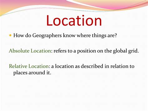 Absolute Location Means