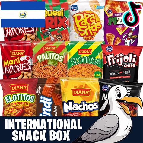 Amazon.com : Charloo Exotic Snacks From Around the World Box + FREE Surprise! - El Salvador ...