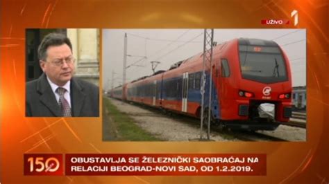 Ukinut BG-Novi Sad: "Rok za prugu 4 godine, neće sve vreme" VIDEO - B92