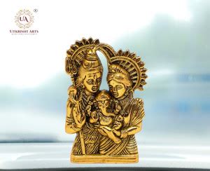 Utkrisht Arts Metal Shiv Parivar Statue Shiva Parvati Ganesha Idol for ...