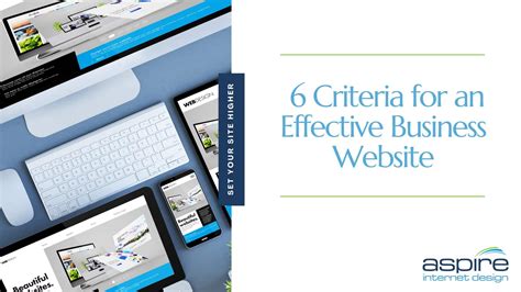6 Criteria for an Effective Business Website | Aspire ID