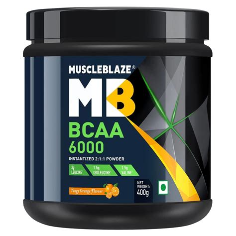 MB BCAA 400GM ORANGE | India's Leading Genuine Supplement Retailer