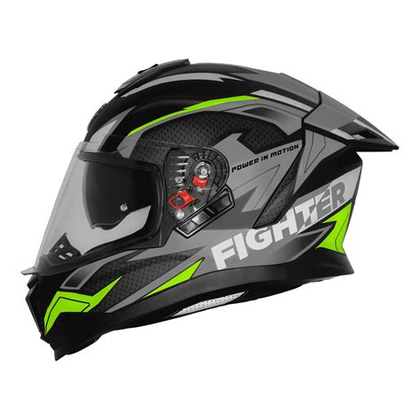 Steelbird Sbh 57 Fighter F7 Black Grey Full Face Helmet – Sparkly Helmets