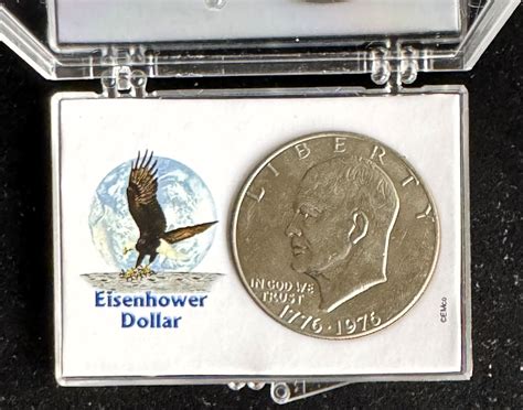 1776-1976 EISENHOWER BICENTENNIAL COIN IN A CASE | Property Room