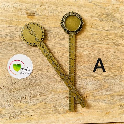 Metal Scale Cum Bookmark – Tulsi Resin Store
