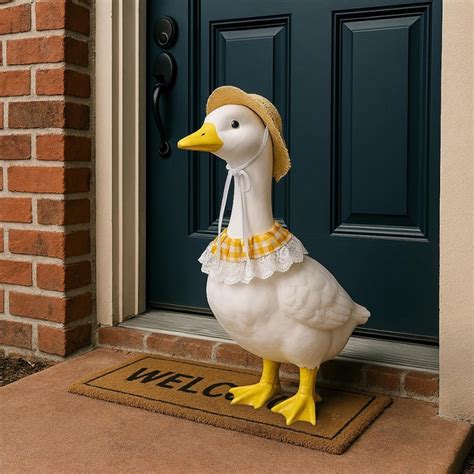 Tao Tao Porch Goose Outfits,Clothes For Yard Goose Statue,Lawn Goose ...