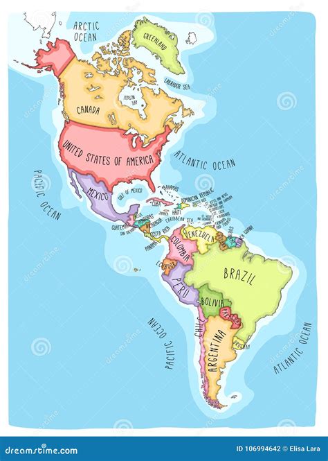 American Continent North America Continent Study | Shop Lucky Learning