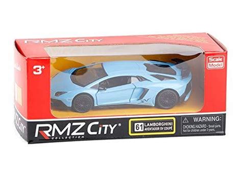 Buy RMZ Die Cast Pull Back Lamborghini Aventador LP 750-4 SV, Blue ...