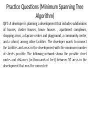 Image result for Minimum Spanning-Tree Questions