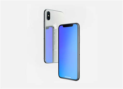 Free Reflection Apple iPhone X Mockup PSD - Good Mockups