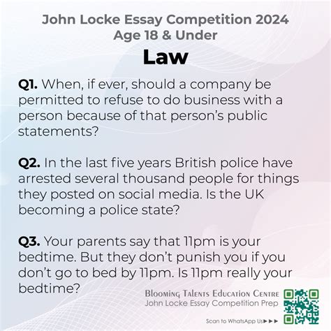 Boost Your Skills for the John Locke Essay Competition