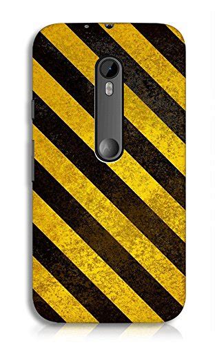 Buy Danger Sign Pattern Moto G3 Case & Moto G Turbo Edition : Amazon.in ...