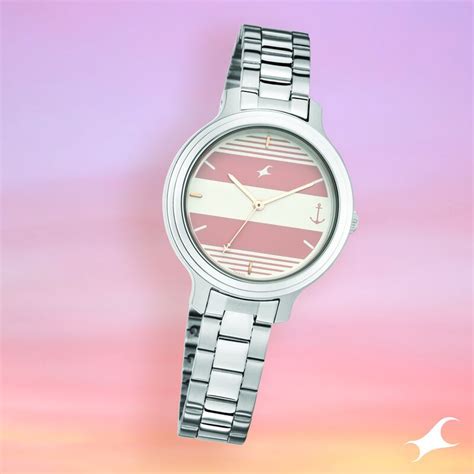 Buy Online Fastrack Tripster Quartz Analog Bicolour Dial Stainless ...