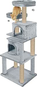 Mellifluous Fur Fabric Kitten Cat Tree - Condos | Top Perches | Hanging ...