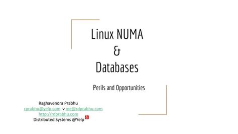 Image result for Linux Numa Performance