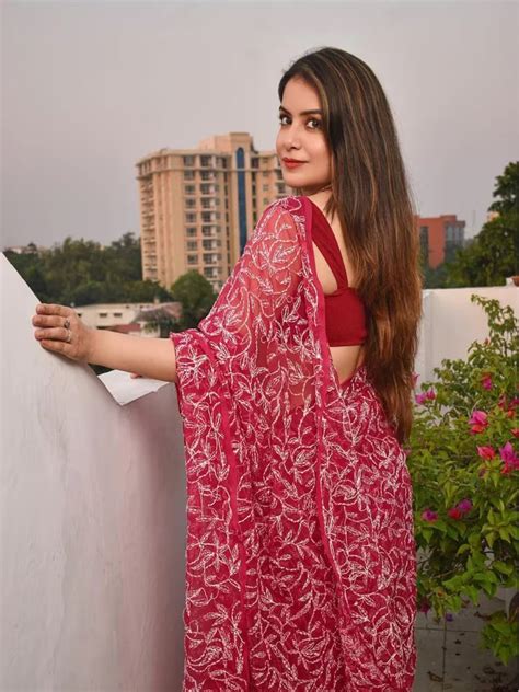 "ADR Women's Lucknow Chikankari Tepchi Work Georgette Saree (Color Cha ...