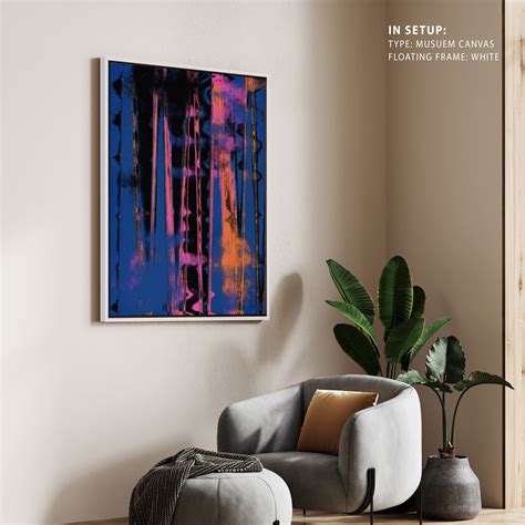 Buy Time Machine (Blue), Abstract Painting Wall Art Online at Best ...