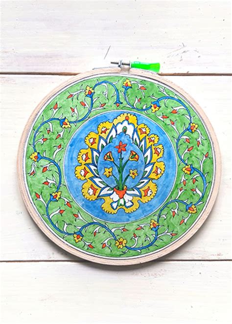 Get Pottery Rose Garden Wall Frame - (Diameter: 9.5") at ₹ 999 | LBB Shop