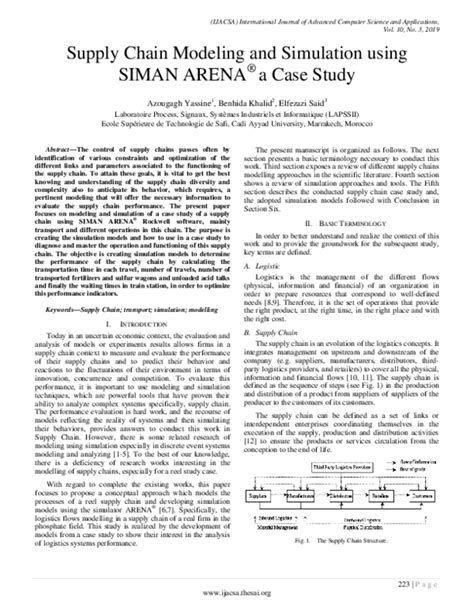 Example of Siman Simulation Software 的图像结果