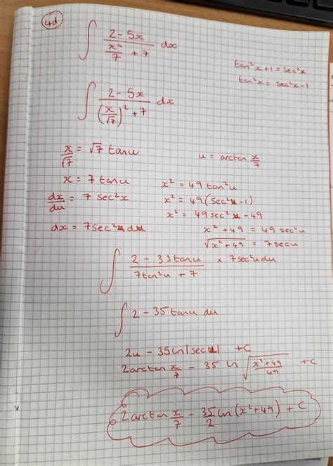 Integration Using Trig Substitution 的图像结果