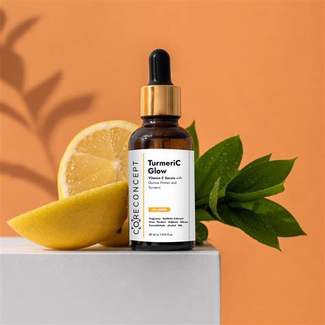 TURMERIC GLOW Vitamin C serum with Quinoa Protein and Turmeric– Core ...