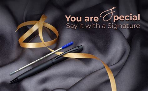 Cello Signature Carbon+Refill Pack|Blue Ink|1 Ball Pen + 1 Refill|Matte ...