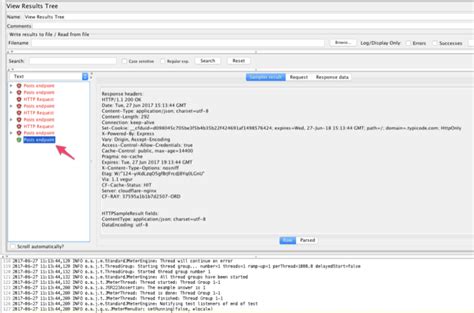JSON Extractor 的图像结果