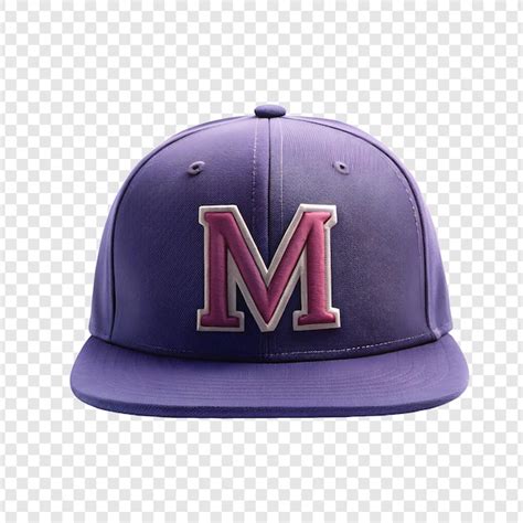 A blue cap with a red m on it | Premium AI-generated PSD