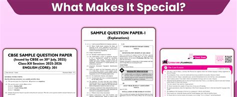 PW CBSE Class 12 Sample Papers English—for 2025 - 2026 Board Exam | 15 ...